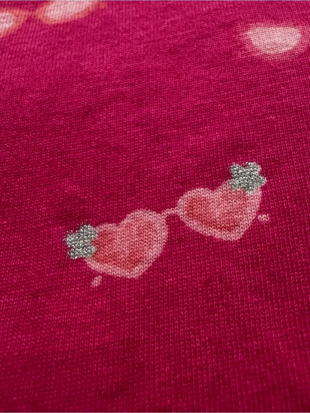 Gymboree Hot Pink Tank Top with Sunglasses Motif